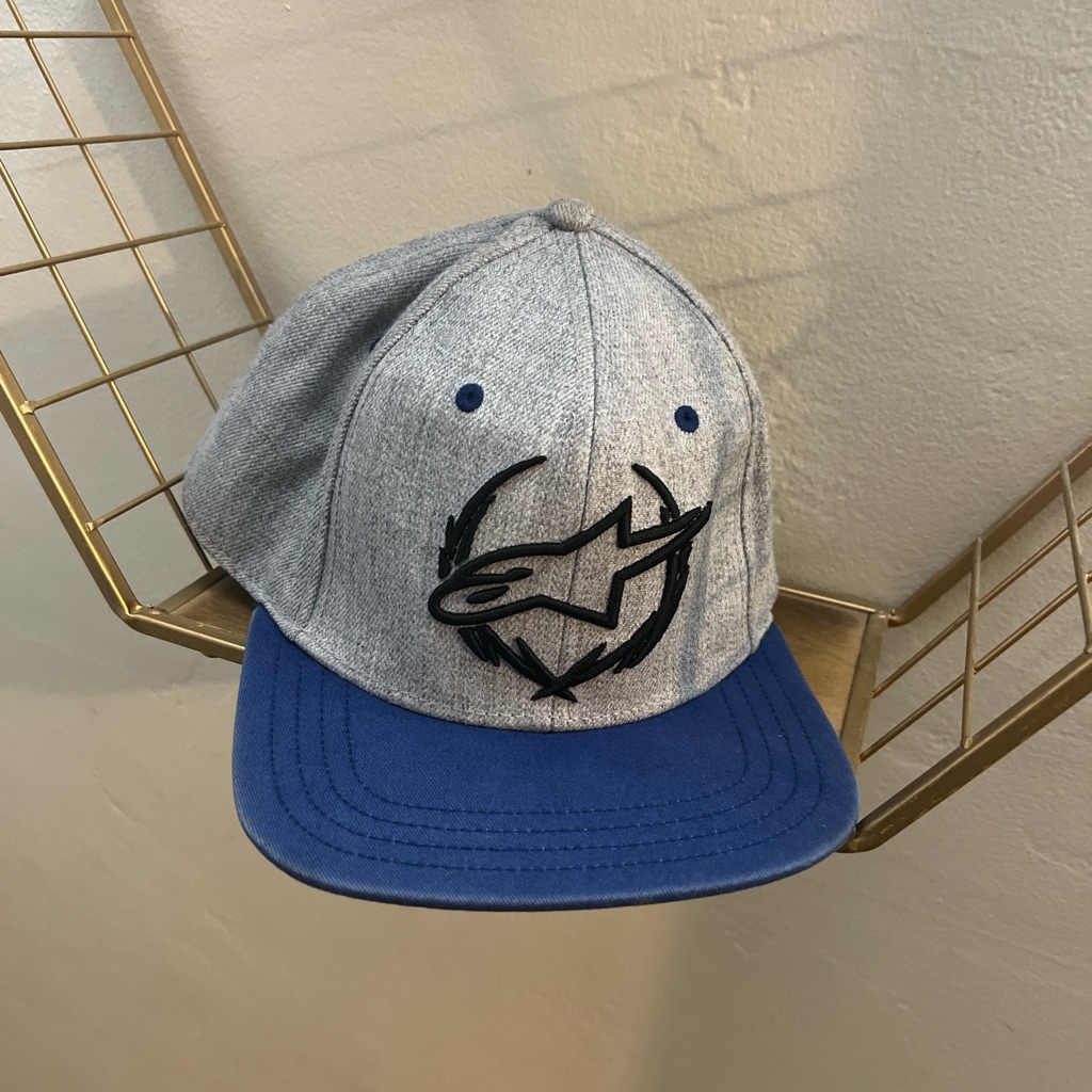 Alpinestars Corp Trucker Snapback Hat Cap Gray
